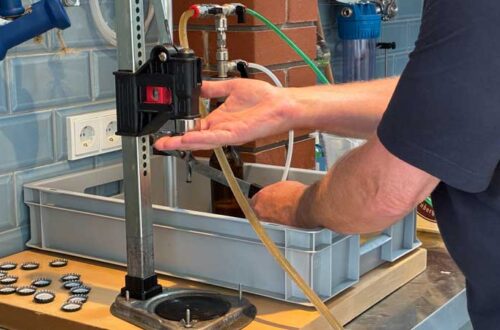 ...mitsamt ausgefeilter Kapselverschlußtechnik.